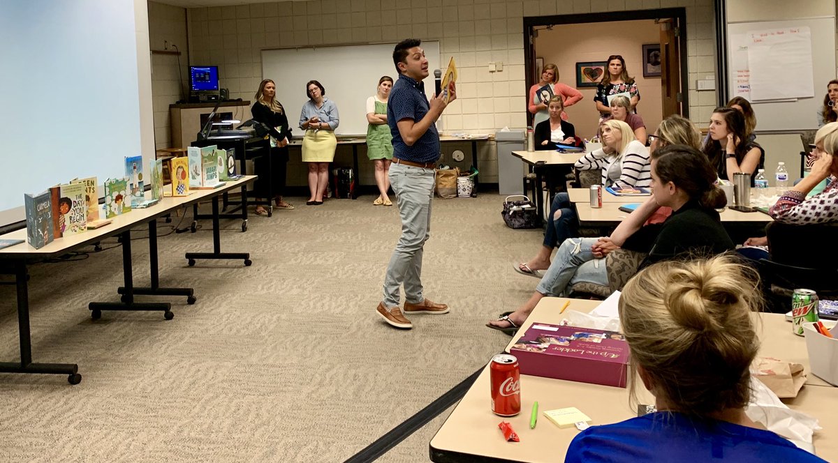 PikeLiteracy's tweet photo. Our TC summer institute concluded with a day for leadership teams. Thank you @AldaneseJ for spending the week with us and challenging us to know every student by name and need! #TCRWP @Sara_TePastte https://t.co/U9vpYnbS37
