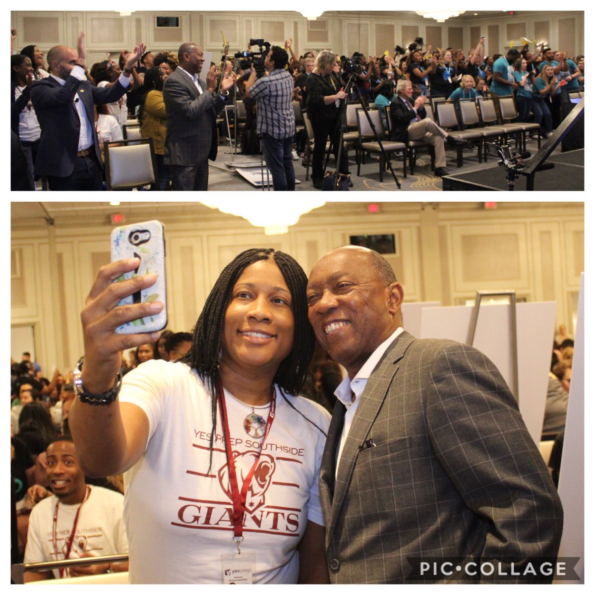 HoustonTX's tweet photo. It's #BackToSchool2019 Time! ๐๐๐ Last week, Mayor Turner spoke with @YESPrep faculty at their Leading Houston Forward Kickoff District Conference. They are prepared and pumped to get the 2019 school year started! ๐ #KO19 #YesKickoff2019 #Back2School #BackToSchool #Teachers https://t.co/1Z6Xz1rUWX