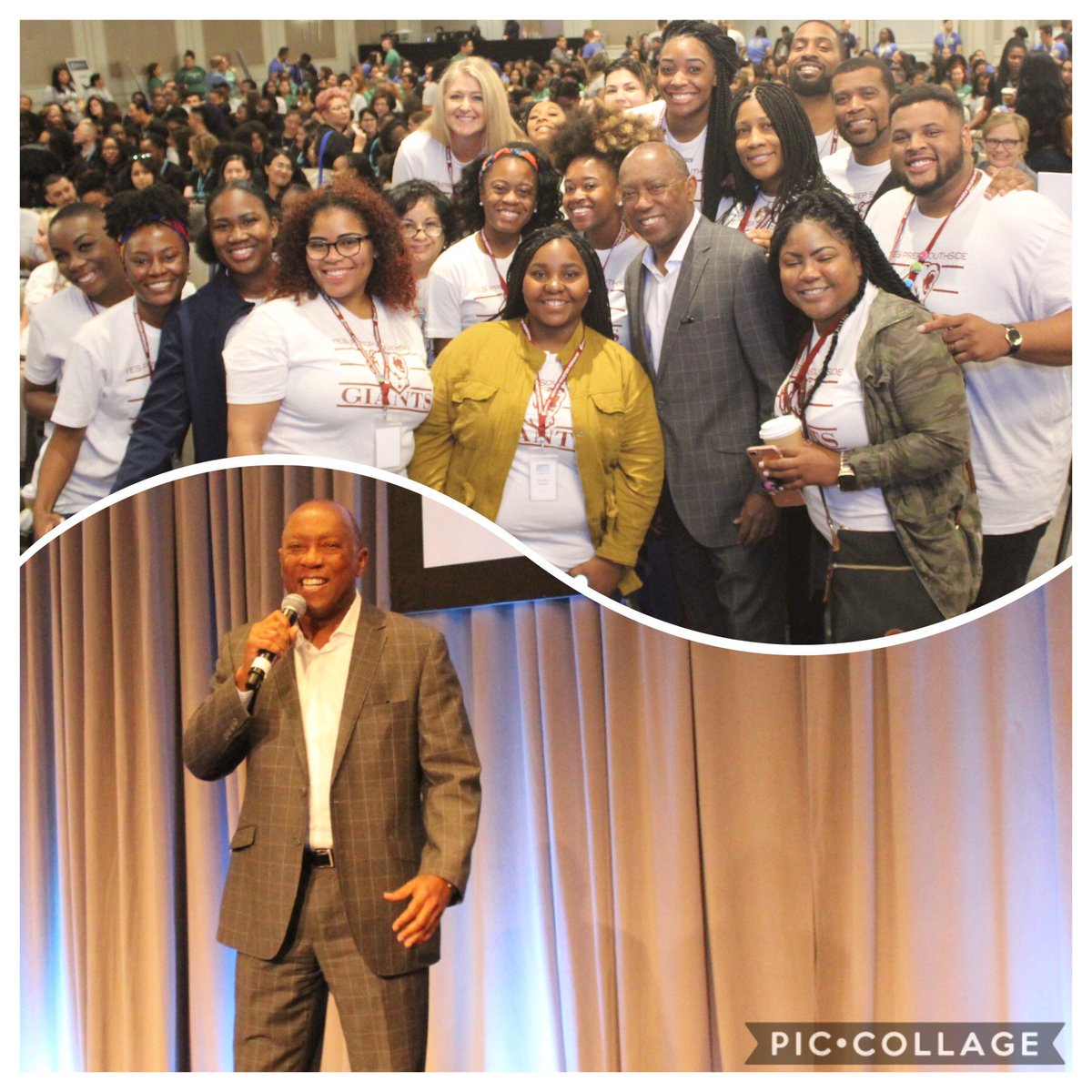 HoustonTX's tweet photo. It's #BackToSchool2019 Time! ๐๐๐ Last week, Mayor Turner spoke with @YESPrep faculty at their Leading Houston Forward Kickoff District Conference. They are prepared and pumped to get the 2019 school year started! ๐ #KO19 #YesKickoff2019 #Back2School #BackToSchool #Teachers https://t.co/1Z6Xz1rUWX