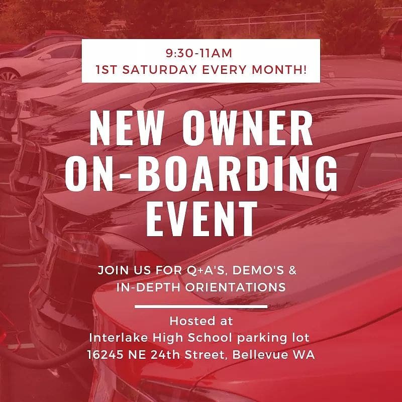 TOCPacificNW's tweet image. Join us tomorrow for our monthly New Owner On Boarding (aka NOOBie) event. All levels of owners are welcome to come out and share their tricks and tips. See you then! #tesla #teslaevent #teslaownersclubpnw