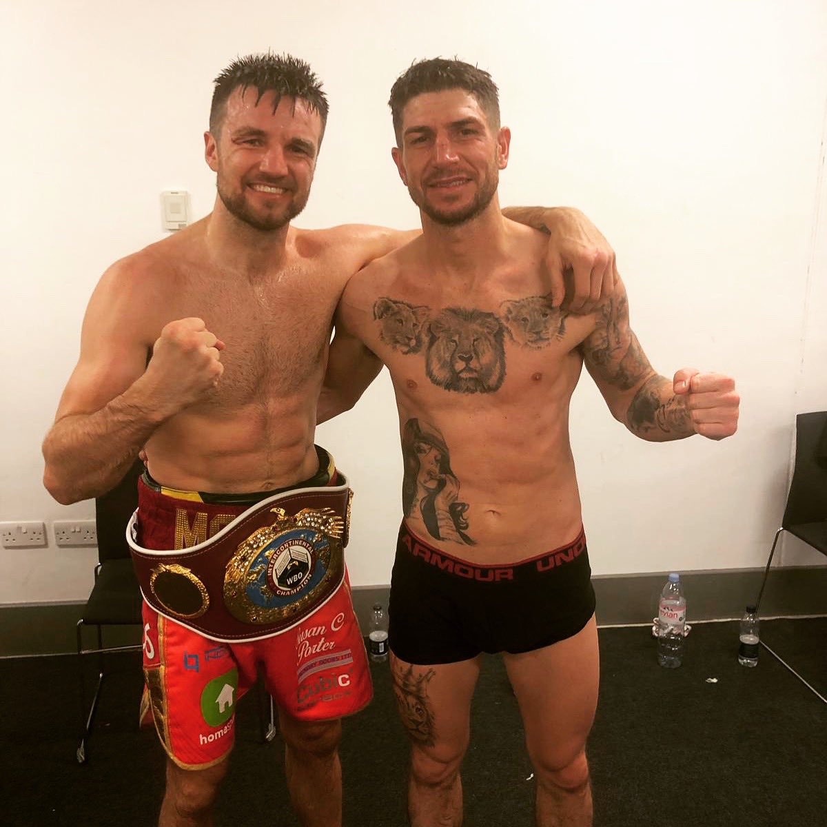 afowler06's tweet photo. Massive respect to the lion what a fighter he is so much respect for him.  10-1 get me that f**king rematch 🤖 #TeamMachine https://t.co/lzU0PpSxyK
