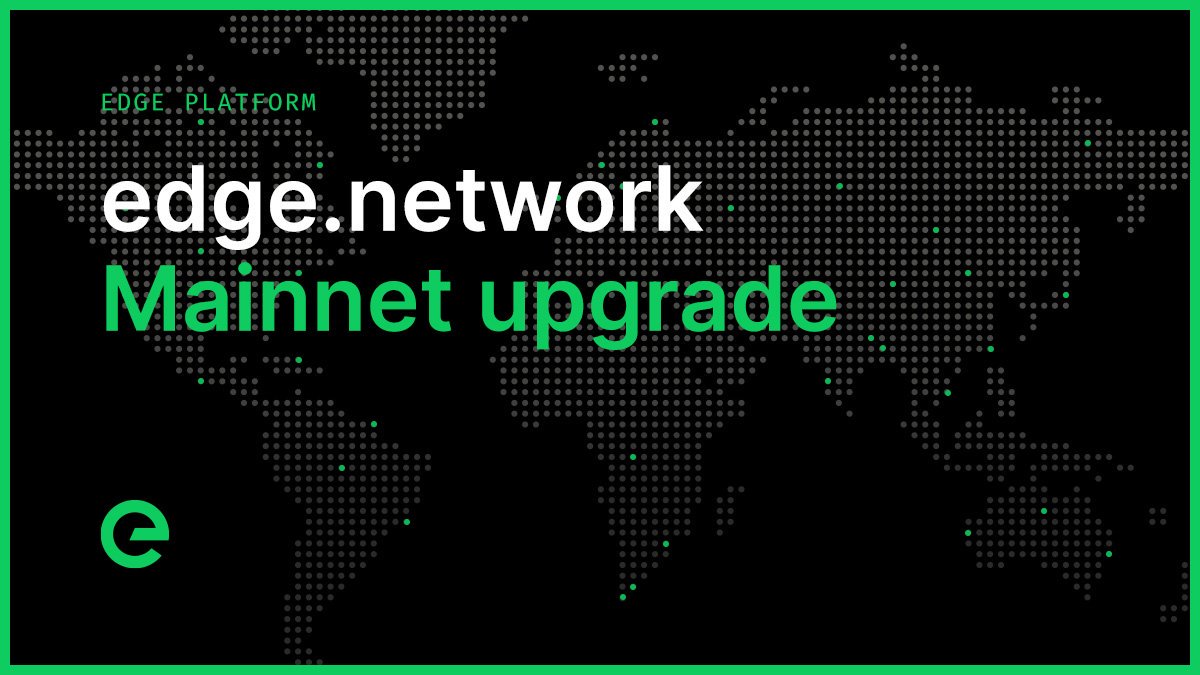 edgenetwork's tweet photo. We rolled out some major changes to Edge mainnet in July, moving to multi-DC setup and significantly improving performance, scalability and security: https://t.co/okzTYGT3IX https://t.co/BKmhbeo6hp