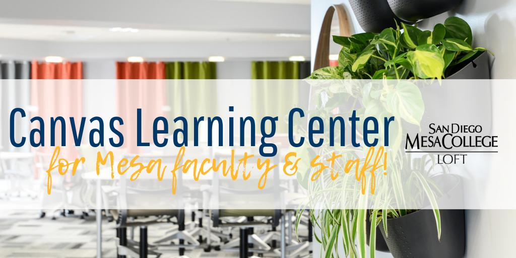 Mesa Employees! Join us in the Mesa Canvas Learning Center! We've got 238 participants already, getting questions answered in preparation for fall. Enroll link is on the home page: sdccd.instructure.com/courses/2358195