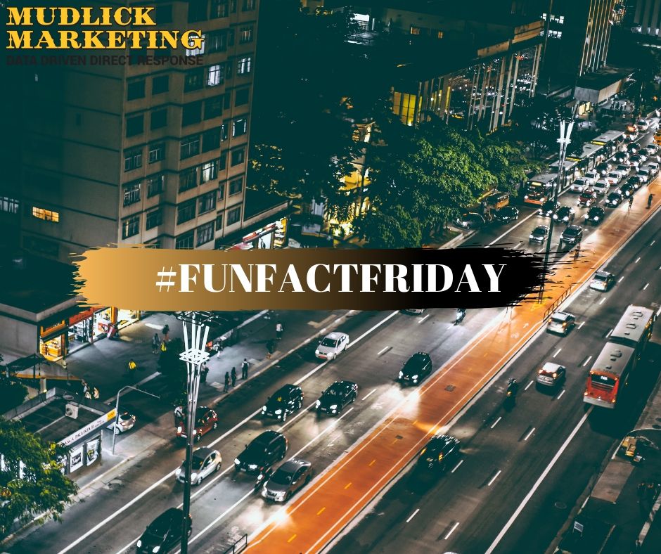 Happy Friday!! We MADE IT 🙌

For #FunFactFriday we wanted to share a 💥SHOCKING💥 fact: You spend 2 WEEKS of your life at a stoplight 🚦😱

#MudlickMail #MudlickMarketing #FunFacts