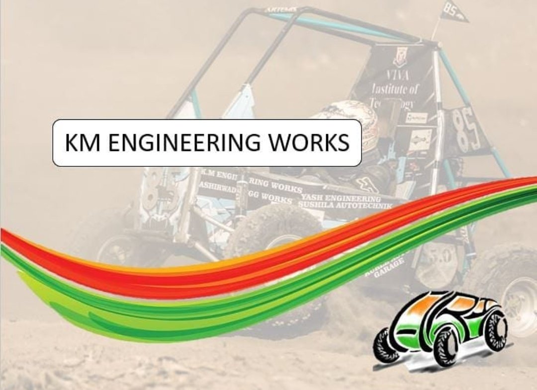 ArtemisRacingIN's tweet photo. To become a better you, don't forget to be greatful to people who have contributed to make you who you are today!!!!!
Thank you KM ENGINEERING WORKS!!! for helping us in sheet and pipe bending and plasma cutting 🔥
#kmengineeringworks
#specialistinsheetbending
#go_artemis https://t.co/oEblO1CYI5