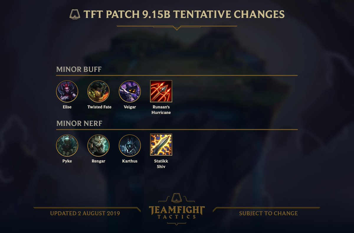 tft patch notes