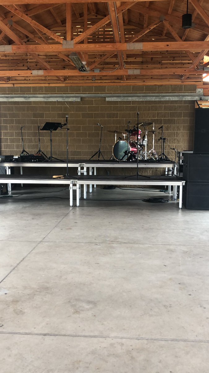 Set up has started! It’s going to be a great night for a National Night Out party! <a href="/GoddardChief/">Chief Lance Beagley</a> <a href="/Goddard_Chamber/">GoddardChamber</a> <a href="/CityofGoddard/">City of Goddard</a>