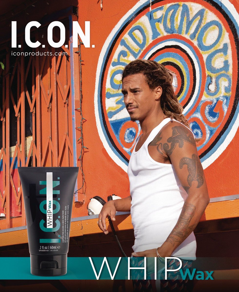 #Whip aporta textura y forma a tu estilo al mismo tiempo que lo acondiciona y proporciona brillo. Una cera esencial para mantener unas rastas de aspecto sano y suave para lucirlas este verano. 

#IconMexico #IconProducts #IconCulture