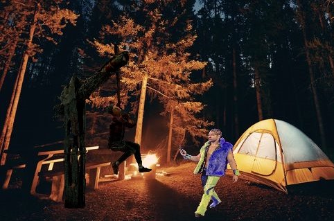 Practisite's tweet image. Thank you, @MmmGorgeous for signing our @SRGUniverse spectacle cards!

That means I can now share with my @SweetzThe fam the &quot;fan art&quot; I used to protect the cards in the mail.  :D

Breeze playing Killer in his natural @DeadByBHVR environment... 😆

#AllInGoodFun