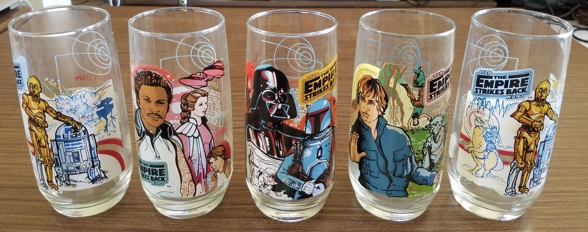 star wars glasses from burger king