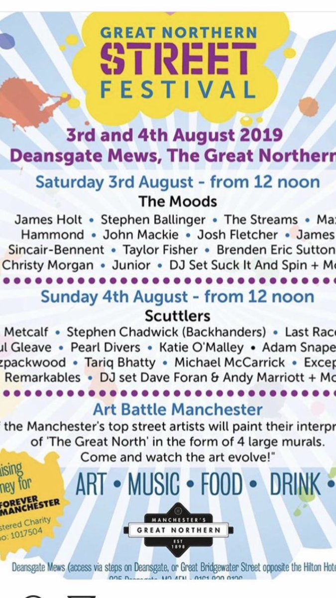 Who’s popping along tomorrow to #Deansgatemews? Coffee, Music, Beer 👌

#manchester #music #art #food #mancmade #uniquelymanchester #forevermanchester #charity