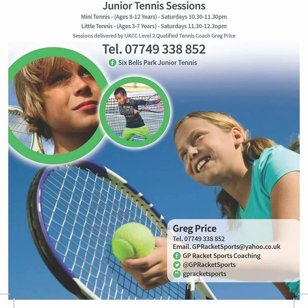 Junior Tennis Sessions are ON tomorrow at Six Bells Park at the usual times! 🎾👍😀 

Look forward to seeing many of you there!