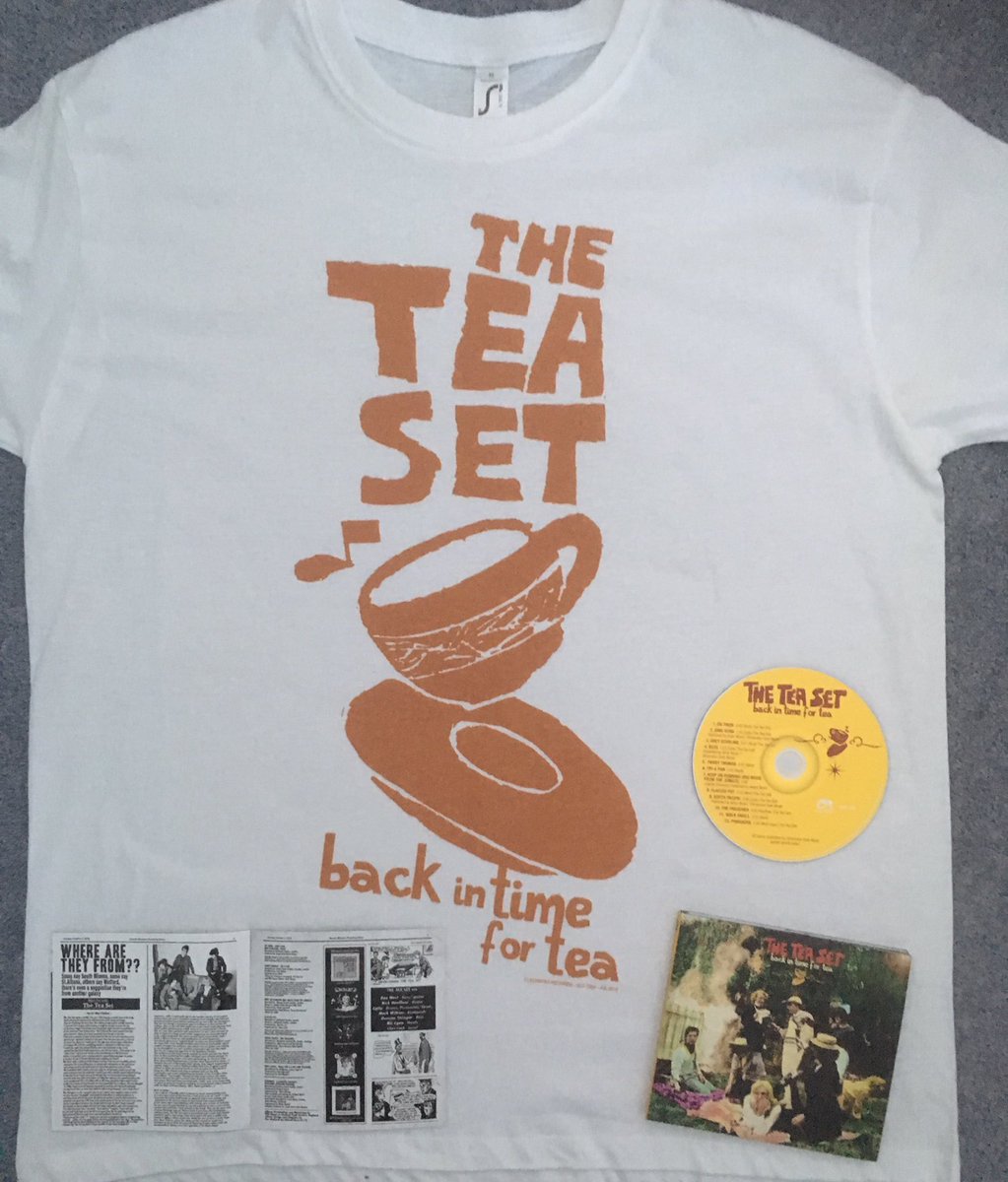 country_mile's tweet photo. My CD copy of The Tea Set singles compilation “Back In Time For Tea” (incl some sleeve notes by me) has arrived and is sounding fantastic! They should have been massive! #TheTeaSet https://t.co/CvOUpasfpQ
