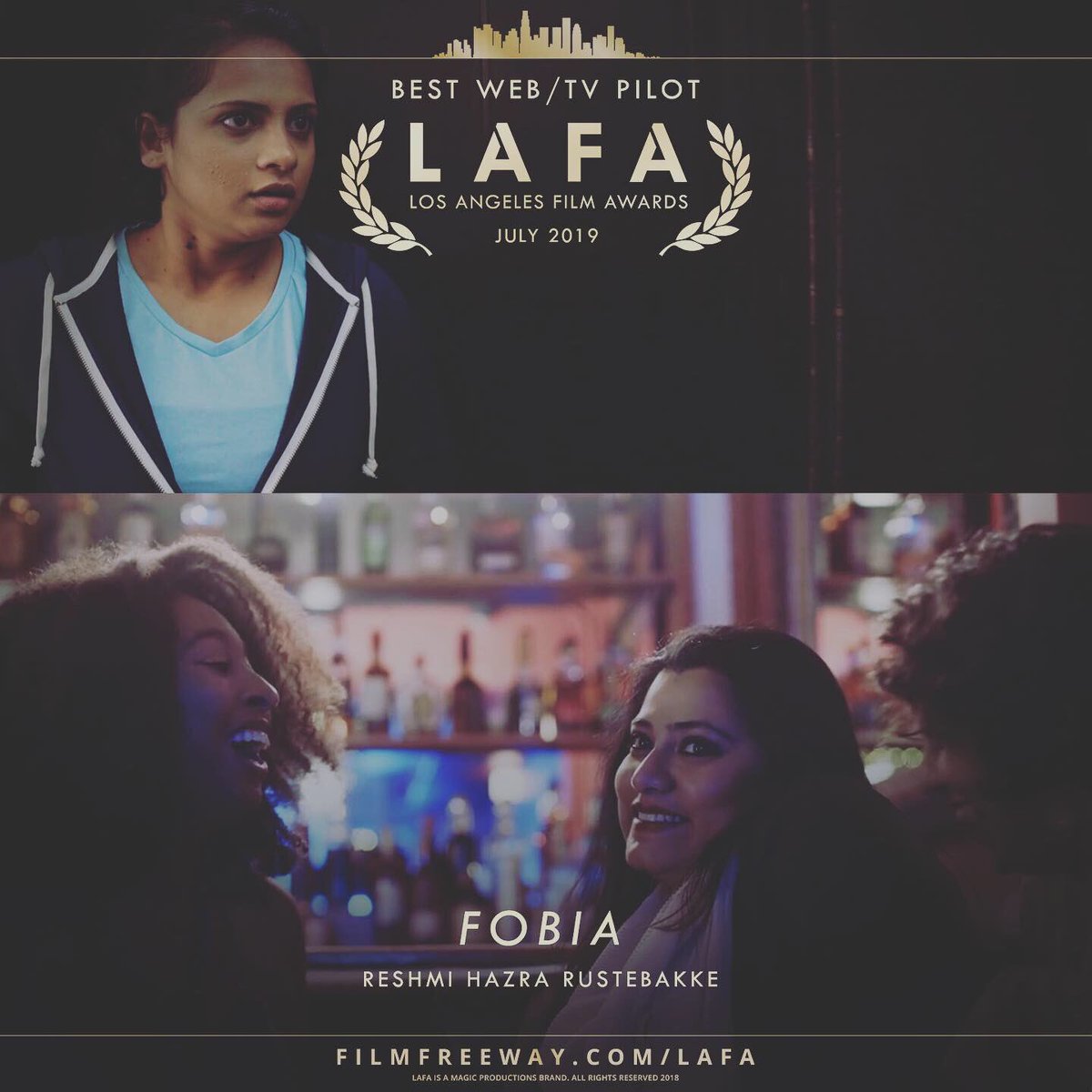 Oh hello! Thanks <a href="/lafilmawards/">LA Film Awards</a> #awardwinner #besttvpilot #comedy #webseries #indiefilmmaking #immigrantswegetthejobdone