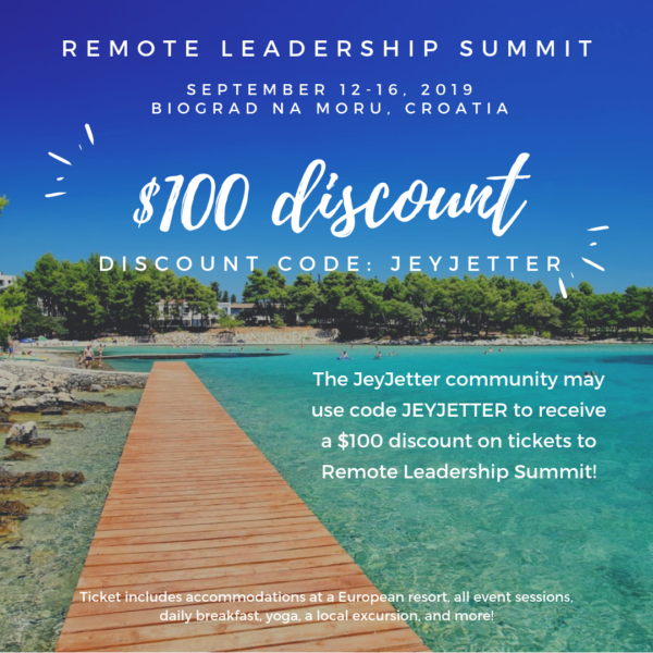 RemoteLdrSummit's tweet photo. #RemoteLeadershipSummit is geared towards #RemoteLeaders but great for anybody looking to up their game! @JeyJetter 21 Best #DigitalNomad #Conferences in 2019 to Boost Your #LaptopLifestyle https://t.co/MVZlcbKxUa https://t.co/OQbTtLfpYD