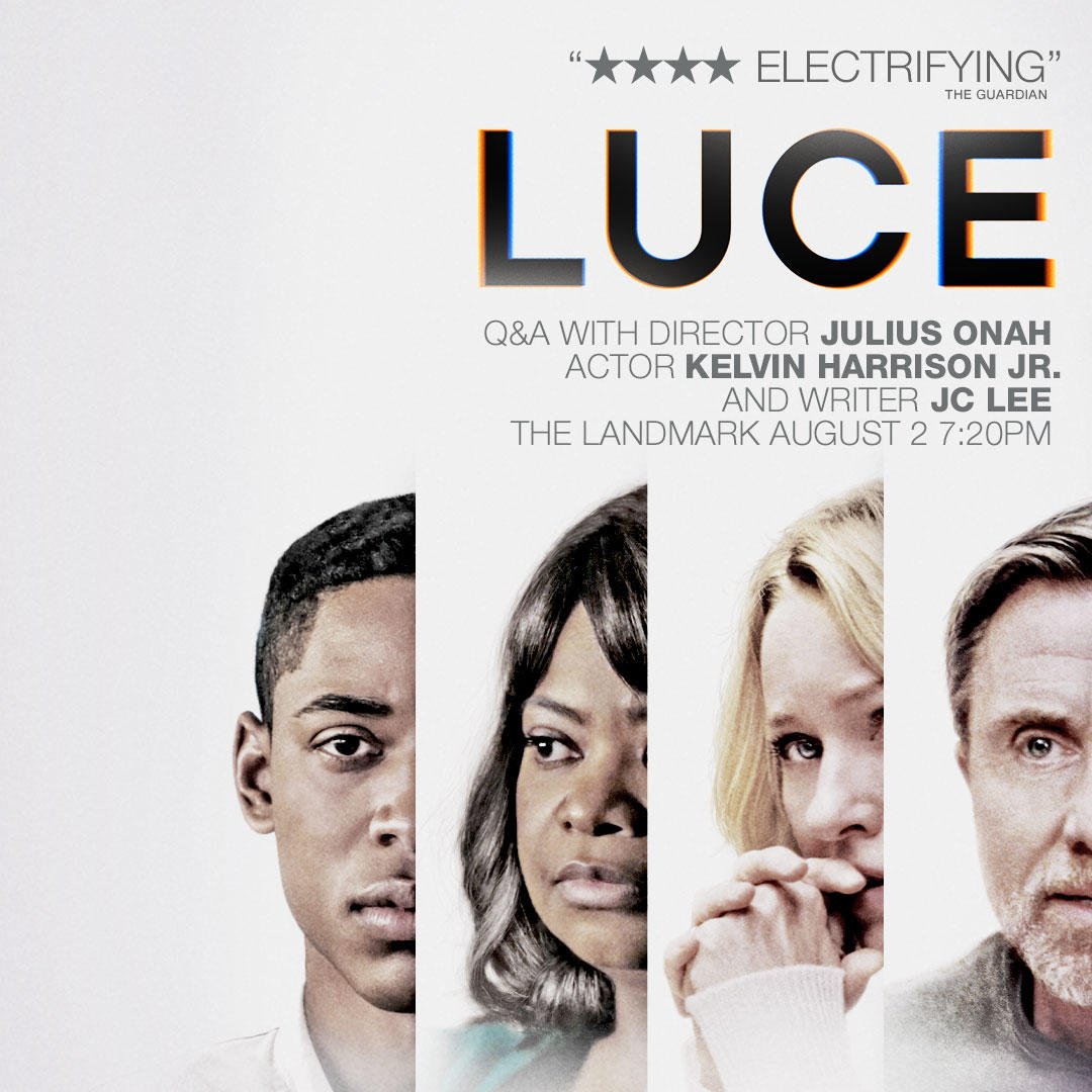 TheLandmarkLA's tweet photo. #LUCE is now playing at #TheLandmark with director #JuliusOnah, star @kelvharrJR & writer #JCLee in person for a Q&A tonight following the 7:20pm show! Buy tickets here now: https://t.co/H5nE65tpMF https://t.co/81rS5OEY4W