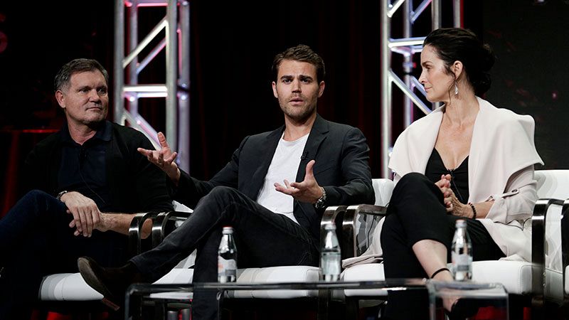 .<a href="/KevWilliamson/">Kevin Williamson</a> and the cast of #TellMeAStory season 2 talk Nashville, character development and fairy tales at the 2019 TCAs. #CBSAllAccess bit.ly/2T1Q3mG