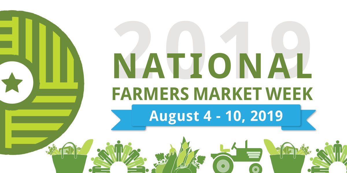 _DCHealth's tweet photo. Next week is National Farmers’ Market Week (August 4-10th)! Support local businesses and farmers by going to any of the farmers’ markets in the Washington, DC metropolitan area for fresh produce and healthy options. #farmersmarketweek #DCWIC #DCSNAPED #FMNP #ProducePlus https://t.co/TDC2KTQy2r