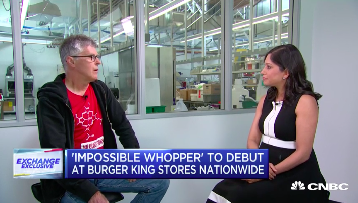 . <a href="/ImpossibleFoods/">Impossible Foods</a> CEO Pat Brown on meeting <a href="/BurgerKing/">Burger King</a>  demand, going public, the idea that Impossible is "processed," who their competition is (conventional beef, not <a href="/BeyondMeat/">Beyond Meat</a>!), and global domination, check it, lots to love here: tinyurl.com/y5bpxnst