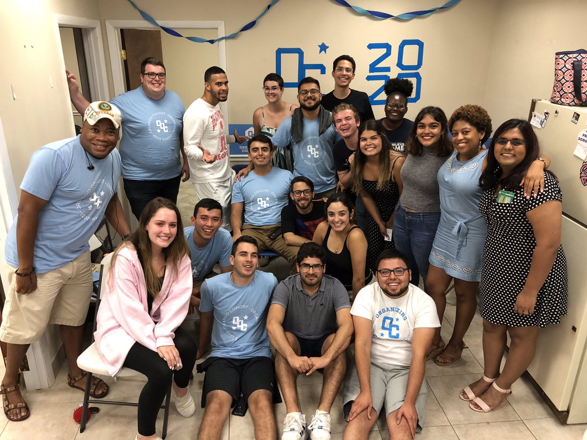 OrlOrgCorps2020's tweet photo. What an emotional, yet amazing end to an incredible eight weeks! We are so grateful to @orgcorps2020 @FlaDems and @TylerChuck3 for all the support, learning, and growth this summer. Weโre excited to continue this work in our communities & on our campuses! #OC4theWin #YoungDems https://t.co/o2CgPupRfN