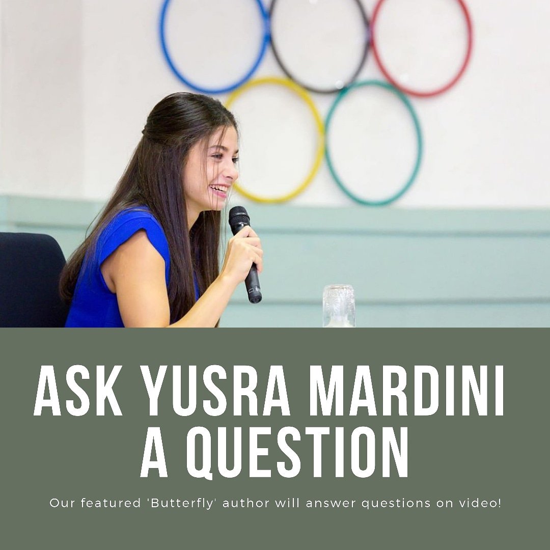 We would love to hear 👂 your questions❓ for the inspirational Olympian Yusra Mardini, who is one this month's featured authors with her book 'Butterfly' 🦋 Simply comment below with your question, or if you prefer, click the link in our bio to do so in our Goodreads group 👍