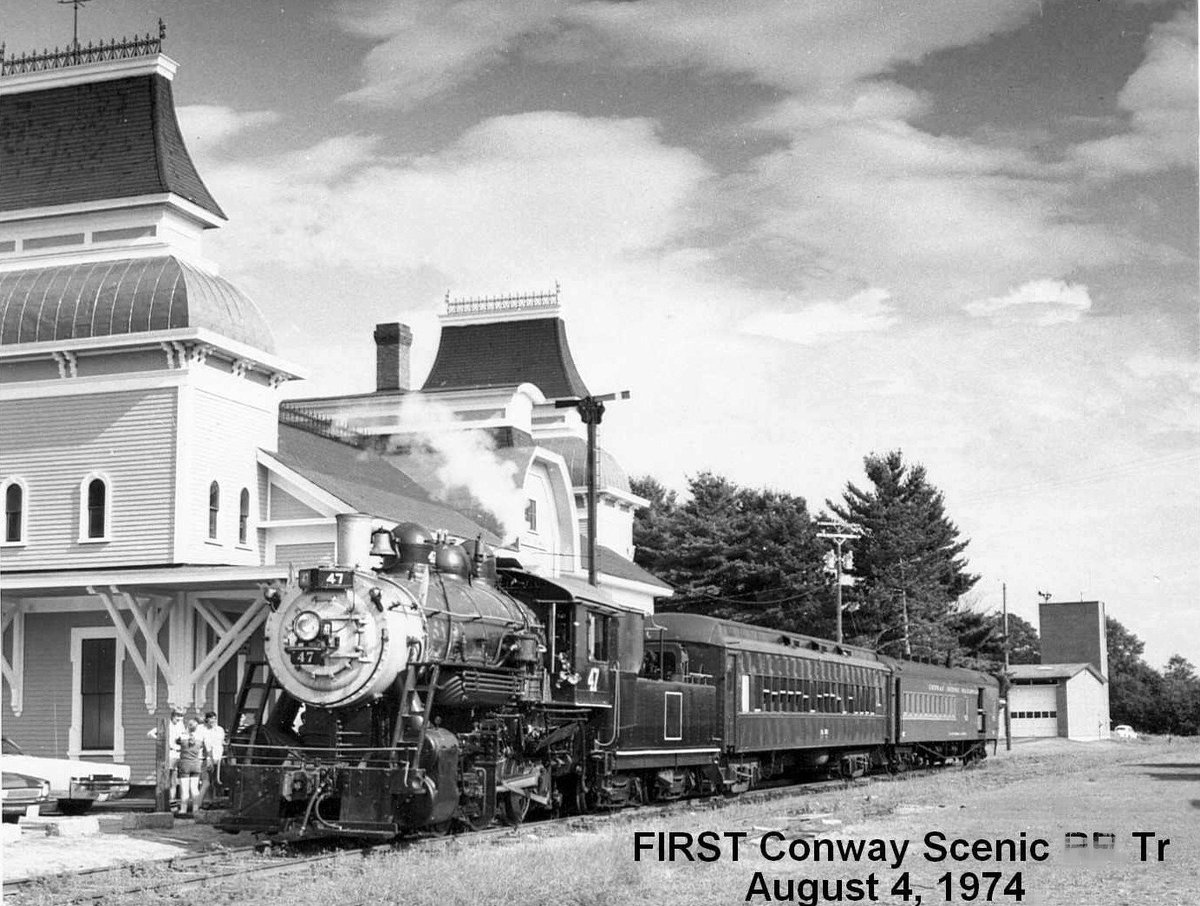 Sunday August 4 is the exact 45th anniversary of the first revenue run of CSRR on August 4, 1974, with 7470 in the lead.  Dwight Smith will be our guest of honor on the 1:30 departure to Conway, and he will be here by 1:00 to say hello to old friends.  Hope you can stop by!