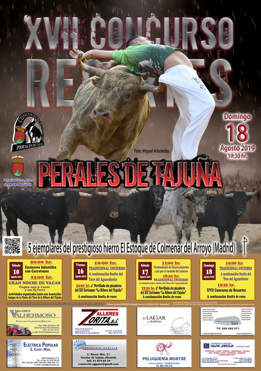 ASTA2_Osma's tweet photo. Presentación de los festejos Taurinos en Perales de Tajuña @amfitorotajuna @concursoperales https://t.co/G03RjW1JdG