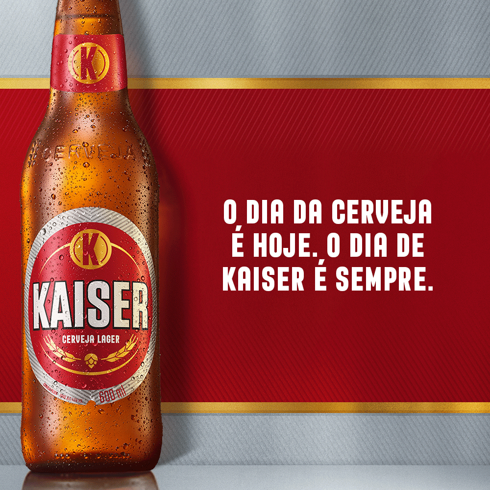 Não tem dia certo pra pedir uma Kaiser gelada, não é mesmo? #BebaComModeração