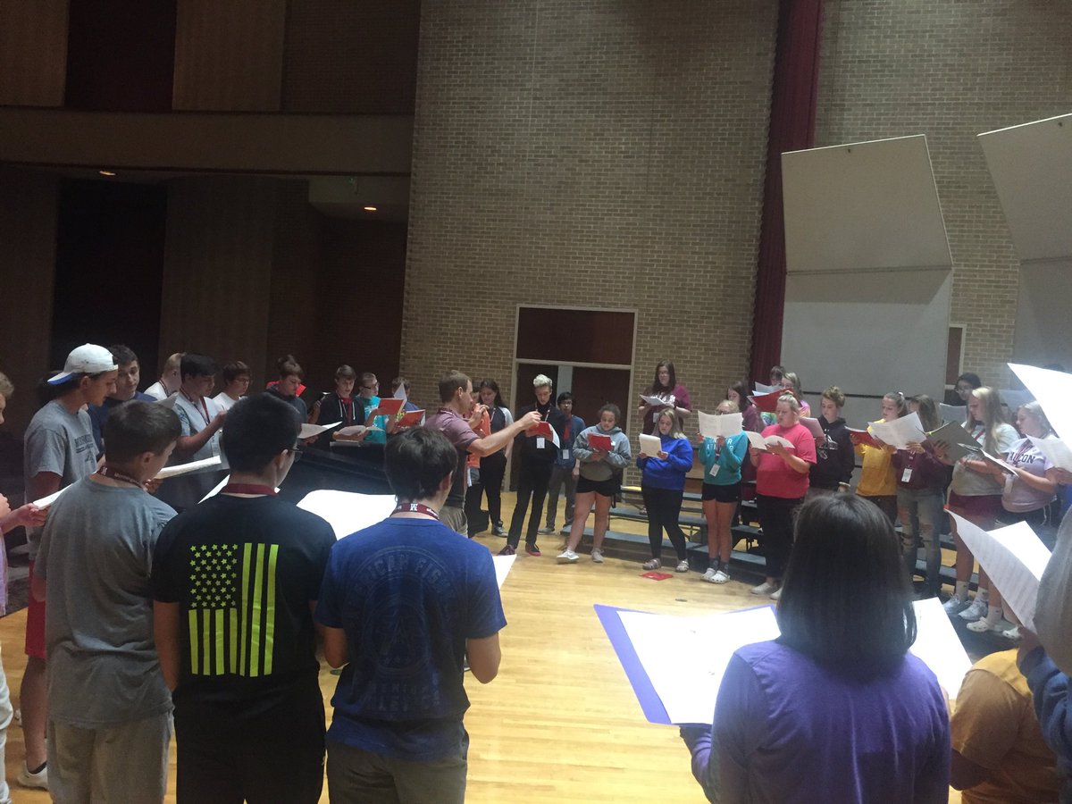 Beautiful singing and learning All-State rep at Morningside! ⁦<a href="/msidechoral/">Morningside College Choirs</a>⁩
