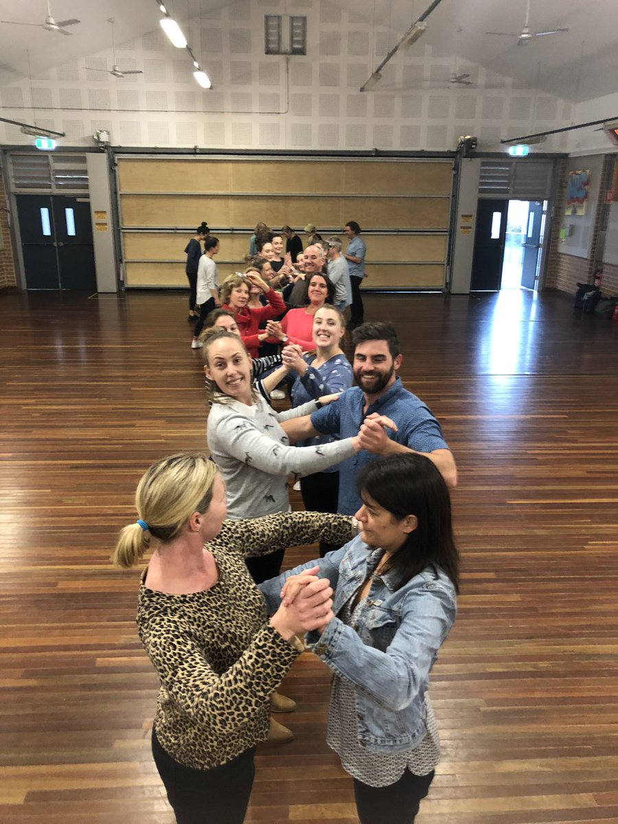 Professional development at Narraweena Public School teaching the teachers how to dance. So much fun to be teaching again
