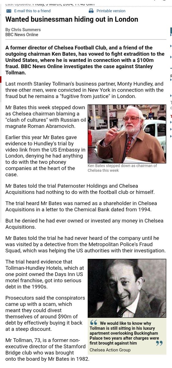 Stanley and Bea Tollman founded a hotel and travel empire from humble origins in South Africa. Stanley was director of Chelsea FC and a very close friend of Ken Bates, mate of VAT expert Colin Peters. Tillman fled to London when charged with massive fraud. https://www.independent.co.uk/sport/football/news-and-comment/former-chelsea-director-flees-us-fraud-charges-173722.html