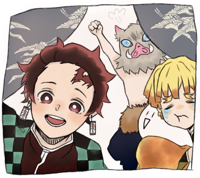 はなまる。さんがTwitterに投稿した竈門炭治郎(鬼滅の刃)のイラスト。