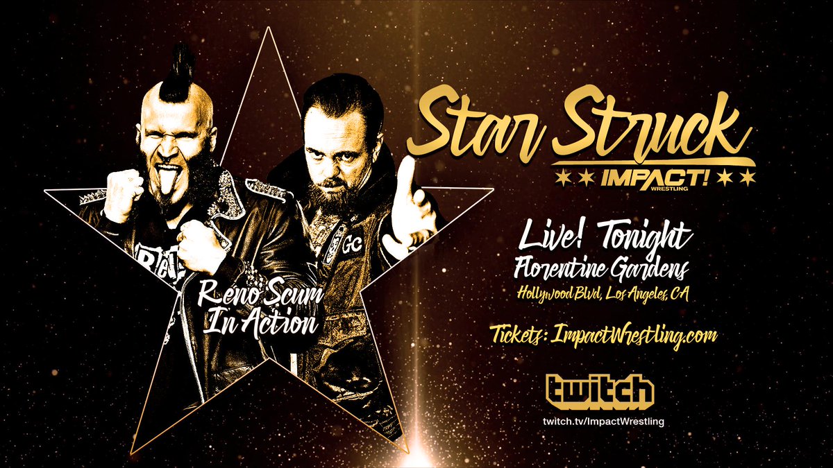 TONIGHT at 8p.m. ET on @Twitch: @Thornstowe_Scum & @legendbaby81 of Reno Scum return to action! MORE: impac.tw/scumstar #IMPACTStarStruck