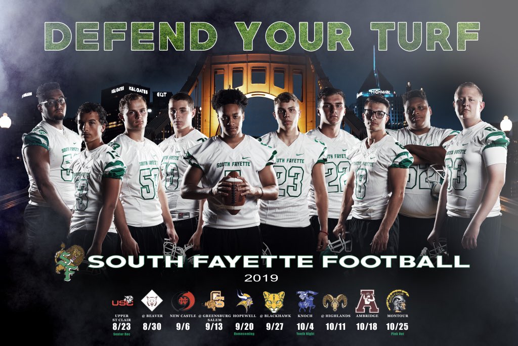 Three weeks away!! Let’s Go! #GreenandWhite #SouthFayette