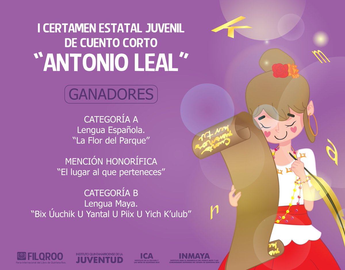 ¡Muchas felicidades a los jóvenes autores! 🎉
Nos podremos en contacto dentro de poco 🥳
#MarCulturaYLiteratura