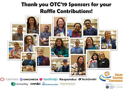 cccotc's tweet photo. Thank you for all the attendee smiles! #cccotc19 #techconnect
@CanvasLMS @eScienceLabs @learnknowbly @Respondus @TechSmith @texthelp @UnicheckEdu @ambigeneration &amp; First Financial Credit Union https://t.co/LA9F0y0U05