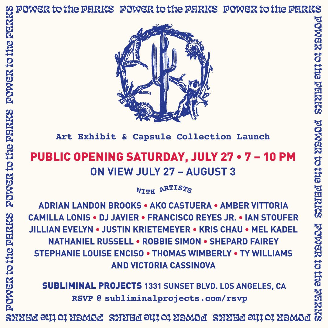 studionumberone's tweet photo. Get to know Francisco Reyes Jr., #SNO's Senior Designer who will have his art on view at #PowerToTheParks, the upcoming group exhibition to benefit the @NPCA, in collaboration with @parks_project.
RSVP to the opening reception on 7/27, 7pm - 10pm: https://t.co/NgDQzy4mUm https://t.co/QoHEPpAto5