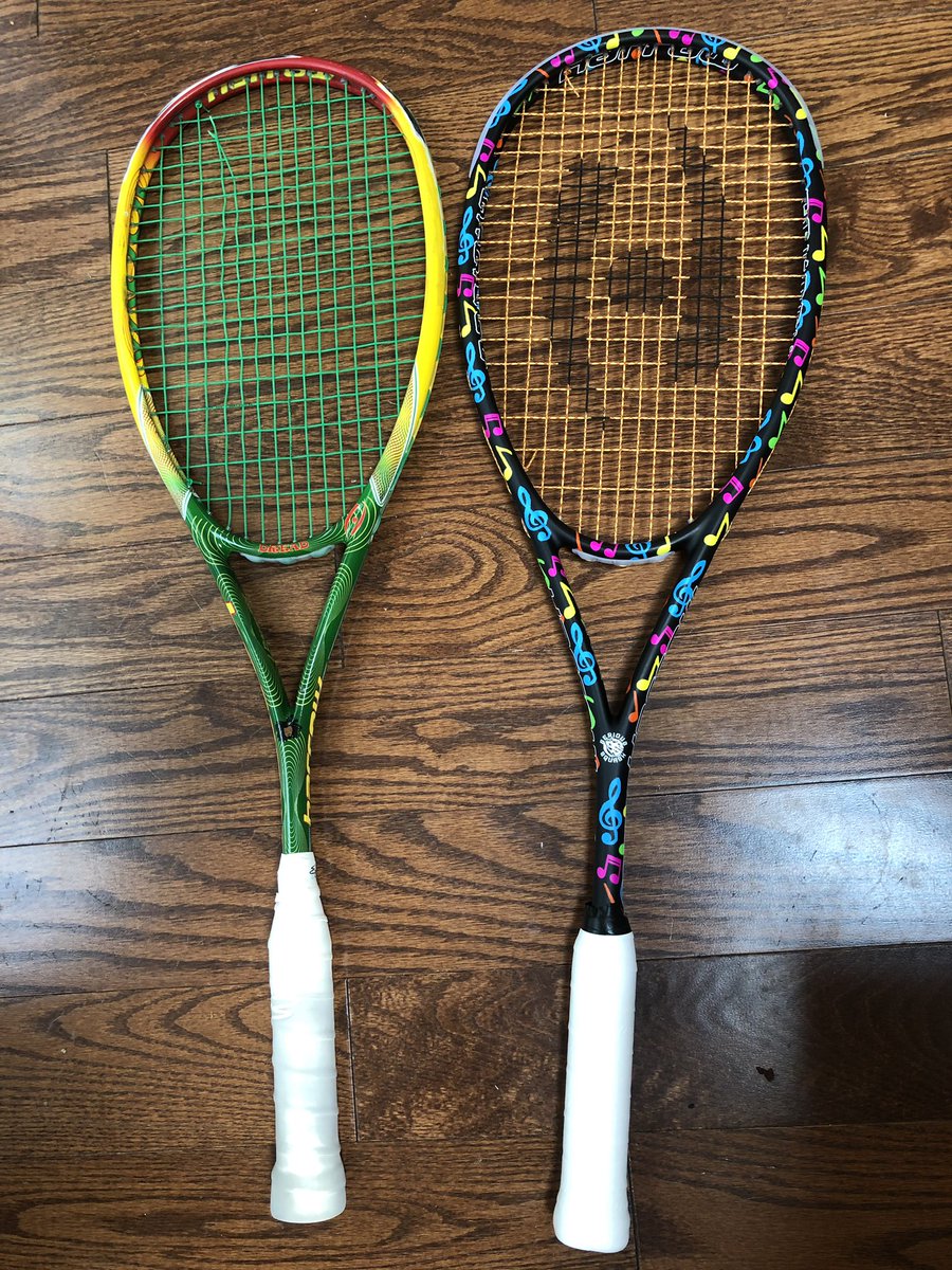 From my favourite racquet of all time to my own custom design! SeriousSquashShop.com #SeriousSquash #squash #psawordltour #squashlife #squashracquet