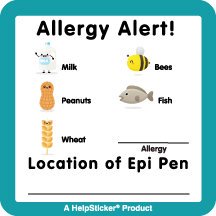 HelpSticker's tweet image. The #AllergyAlert HelpSticker has taken the lead with the most sales over all products including the #Unicorn and #Mermaid in #Amazon, wow! https://helpsticker. com @AllergyMomTribe @FoodAllergy @FoodAllergyMomZ