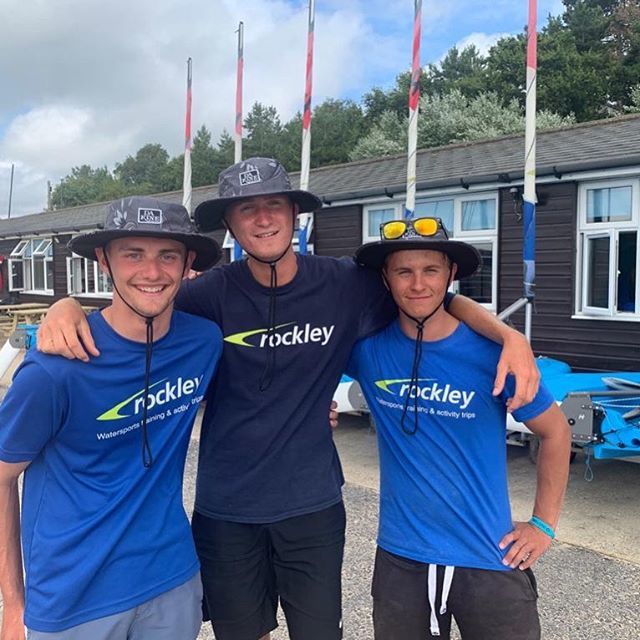 Rockley1's tweet photo. Rockley Point introduces the ‘Three Amigos’. Looking good boys!👍😀 #rockleywatersports #rockleypoint #thehatshaveit #thethreeamigos #daysailout #getonthewater #teamrockley #beachlife #instructorlife https://t.co/q0A9jpmEJB https://t.co/BoGaqRKp3o