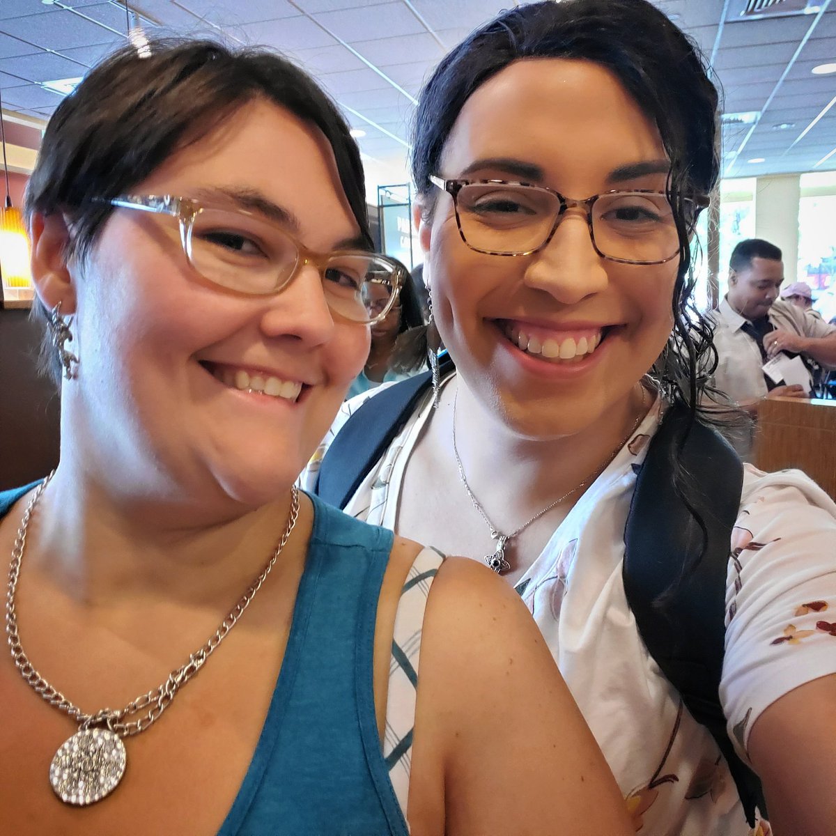 OLITPod's tweet photo. Lunch break!
We're having a great time at @transphl. If you see us, come say hi.
#lunch #transwellnessconference #philly #transjoy #transgender #wives #lgbt @mcdill_rachel @SPMcDill https://t.co/rKRE6vU2ag