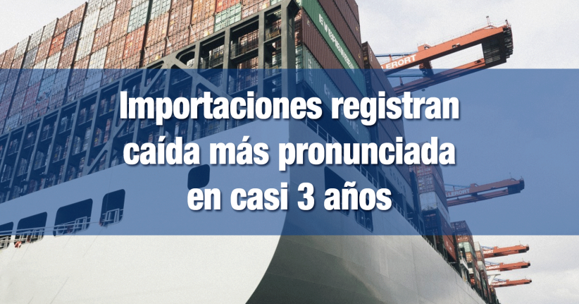 incomexnacional's tweet photo. #INCOMEXInforma
Importaciones registran caída de 7.8% en junio, la más pronunciada en casi 3 años
Leer más: https://t.co/w8VqnkRXp2 https://t.co/yU2XMnMn3k