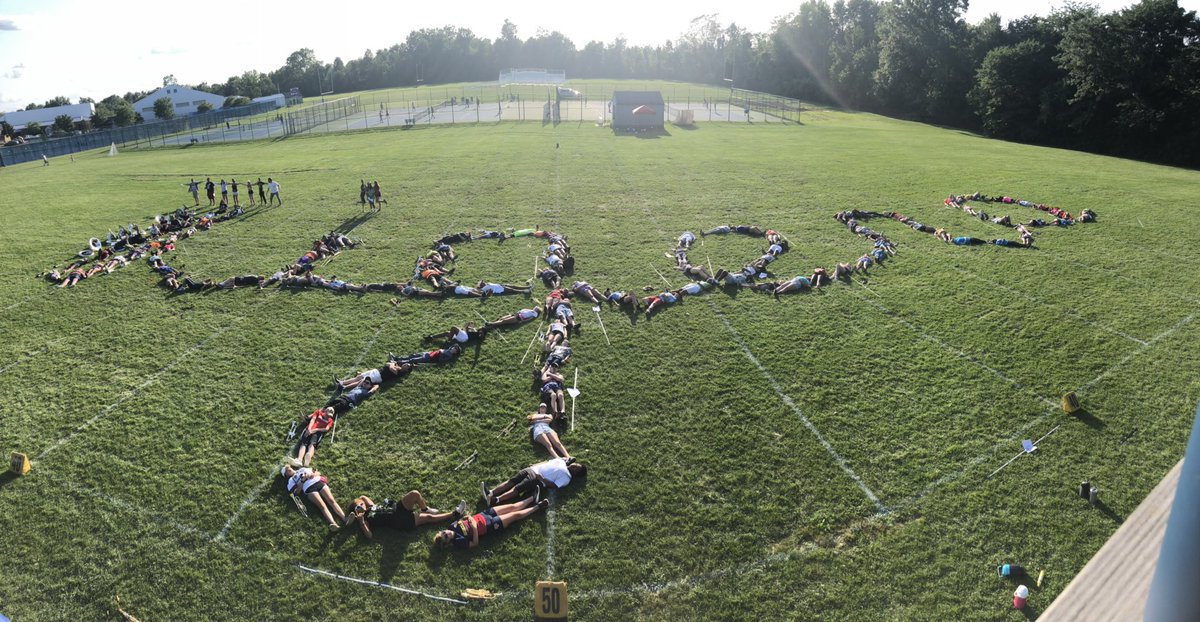 PHSCTigerBand's tweet photo. #ThisIsTheYear Marching Tigers!  We had a great camp ALL because of you!  Enjoy the well deserved week off.  (I’ll share the better Script photo when I get a copy) #ThankYou https://t.co/SqZoas3Mn9