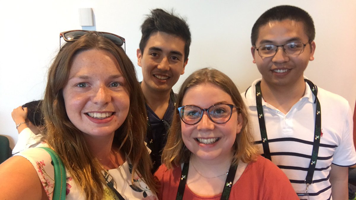 Great to meet up with early career researchers at Paleolimnology ECR  @Envir_Science @laura_hunt7 and Linghan Zeng @INQUADUB19