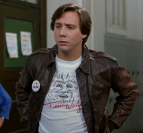 slasherpiece's tweet photo. My friend loves the Teen Wolf show and I love to tease him that Teen Wolf was a perfect movie and didnโt need to be remade. #spoileralert #itsnotperfect https://t.co/xYGFDTvQS2