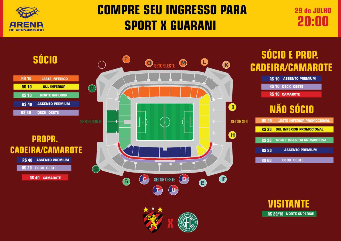 Confira o esquema de estacionamento para partida na Arena - Sport Club do  Recife