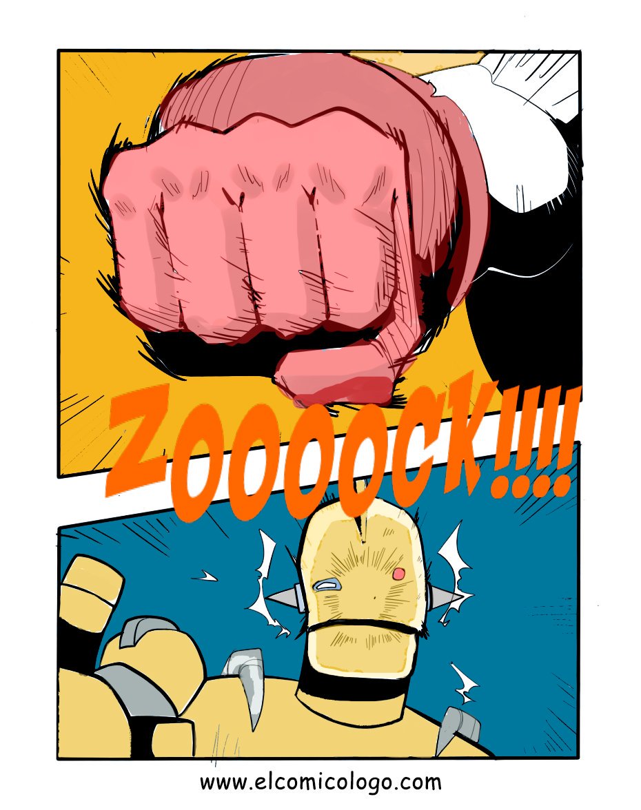 #webcomic, #papaSupervillano , nueva  página, porque es viernes!