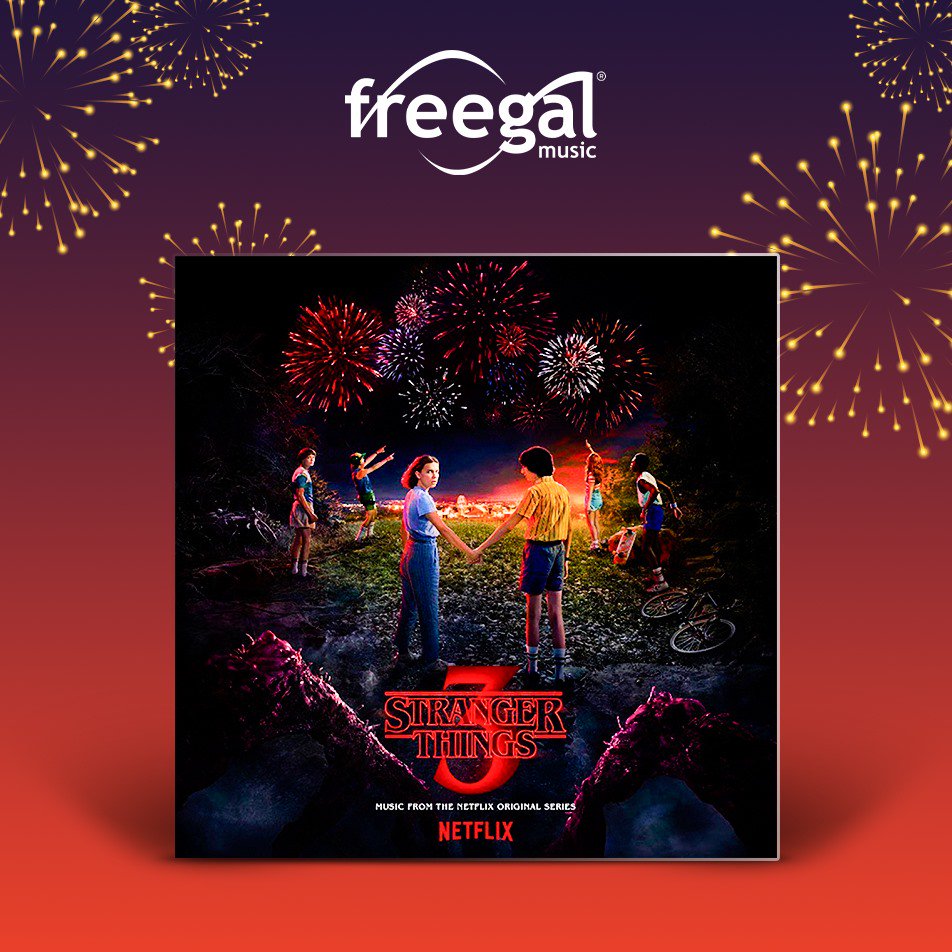 an album cover for the Stranger Things Sountrack