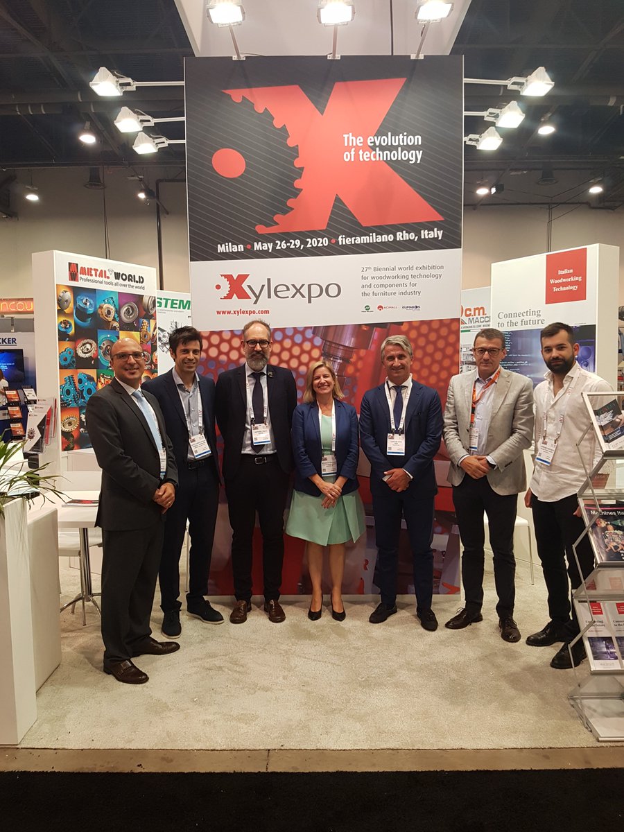 Xylexpo's tweet image. Xylexpo 2020 at #AWFS2019 Las Vegas #exhibition #woodworking #machinery #show #USA