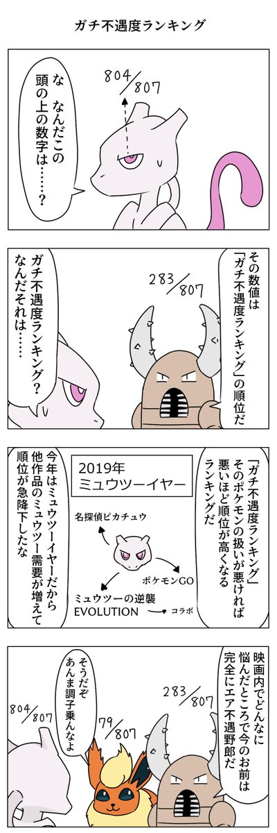 ミュウツーイヤーの漫画 